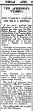 Benjmain Albert Proulx Wedding The Hogn Kong Telegraph page 1 27th April 1925.png