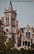 Colored postcard of C.1920s Roman Catholic Cathedral
