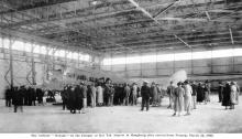 Royal Mail Aircraft  "Dorado" in the Hangar at Kai Tak Airport March 1936