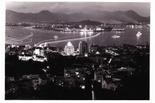 FW9 - HK harbour night view - 1953