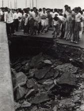 Glouceter Road typhoon damage 9 June 1960.