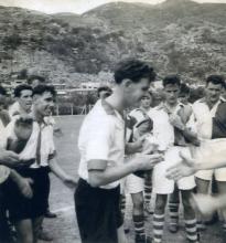 Receiving the cup
