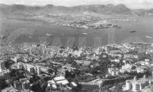 1951 View from the Peak over Central to Kowloon