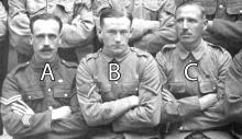 RGA soldiers A, B, C