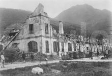 Jebsen & Co. Godown at West Point after the 1906 Typhoon