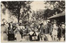 1919 Peace Celebrations - Motor car decorations