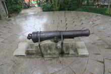 Old cannon in Fa Hui Park