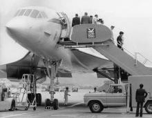 Concorde's-1st visit-Imelda Marcos arrival-Nov-1976