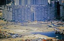 West Kowloon reclamation-Jordon-Road Ferry piers-area-being-reclaimed