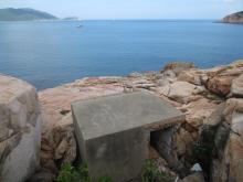 the view with tip of Shek O Headland in distance on right.