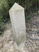 City boundary stone Mount Davis
