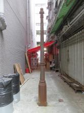Possible gas lamp post on Yu Po Lane East
