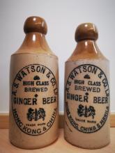 Watsons ginger beer bottles
