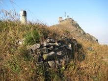 Sacred Hill Beacon (near view) found at Castle Peak (far view)