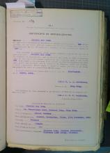 Jessica Wong's Naturalisation Certificate