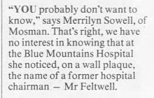 Joseph Arthur William Feltwell The Sydney Morning Herald page 1 Wed 3rd February 1999.jpg