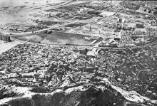 Kai Tak airport site given up when new runway built-early1960s