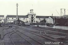 Kowloon Wharf-pier trolley tracks-circa 1926