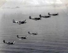Last Spitfire Squadron based at Kai Tak c 1949 or 50.