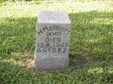 Marriott gravestone