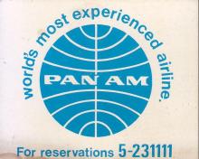 Pan Am Service to Hong Kong