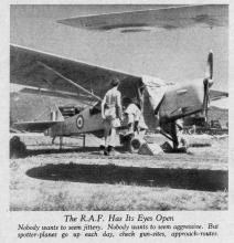 RAF-Auster spotter aircraft preparation-New Territories-October 1949