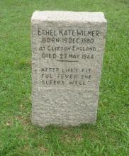 Wilmer gravestone