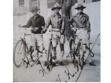 15HKG Scouts with their cross-country bicycles