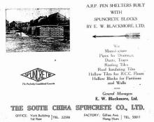 1941 Bowrington Canal Air Raid Pen Shelters