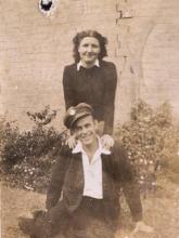 Sgt  R J Hardy RAF.jpg and his wife Hazel Frances O'Sullivan.