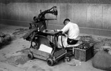 Shoe Repairman with Wheels 1955-56