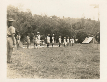 15HKG Scouts camping, c1950, 2