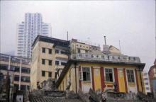 1970 Building Behind Man Mo Temple