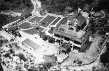 Tiger Balm Gardens from top of pagoda 1946.