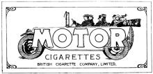 Trademark - Motor Cigarettes