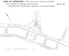 Vehicular Ferry Pier Central:  Plan 1928