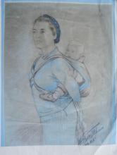 Z8. A J Savitsky sketch of the baby sling in use.jpg